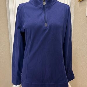 Under Armour Women's Blue Fleece  Pullover. Size L. NWTGS